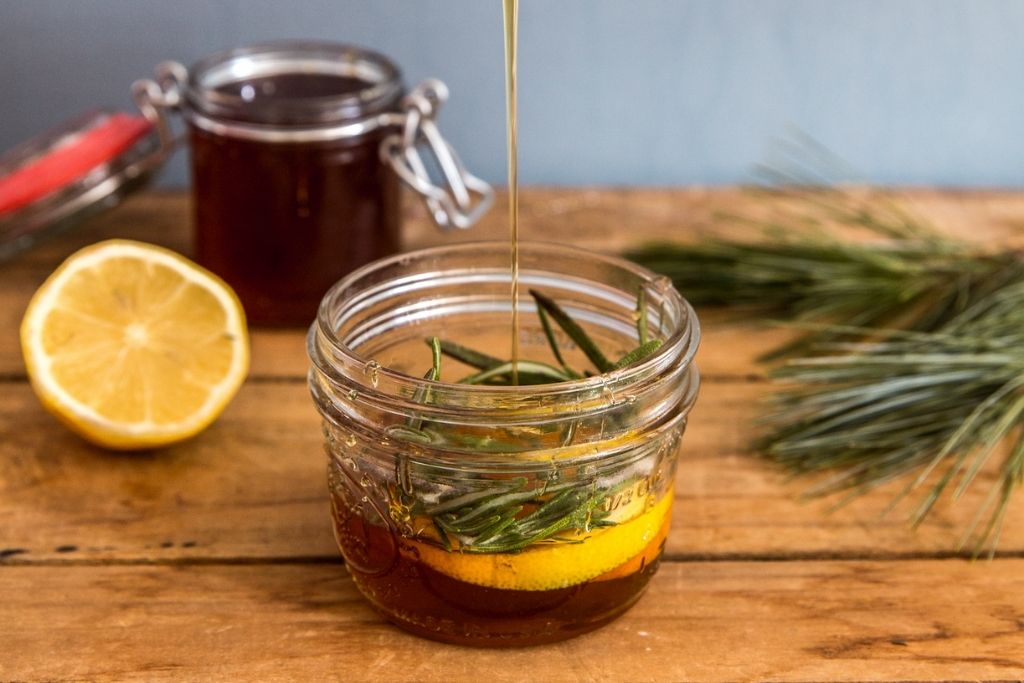 Lemon Zest Honey Simple Syrup