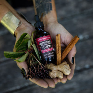 Elderberry Mushroom + Roots Elixir