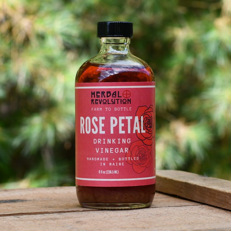 Rose Petal Shrub || Drinking Vinegar