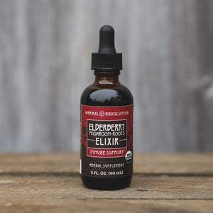 Elderberry Mushroom + Roots Elixir